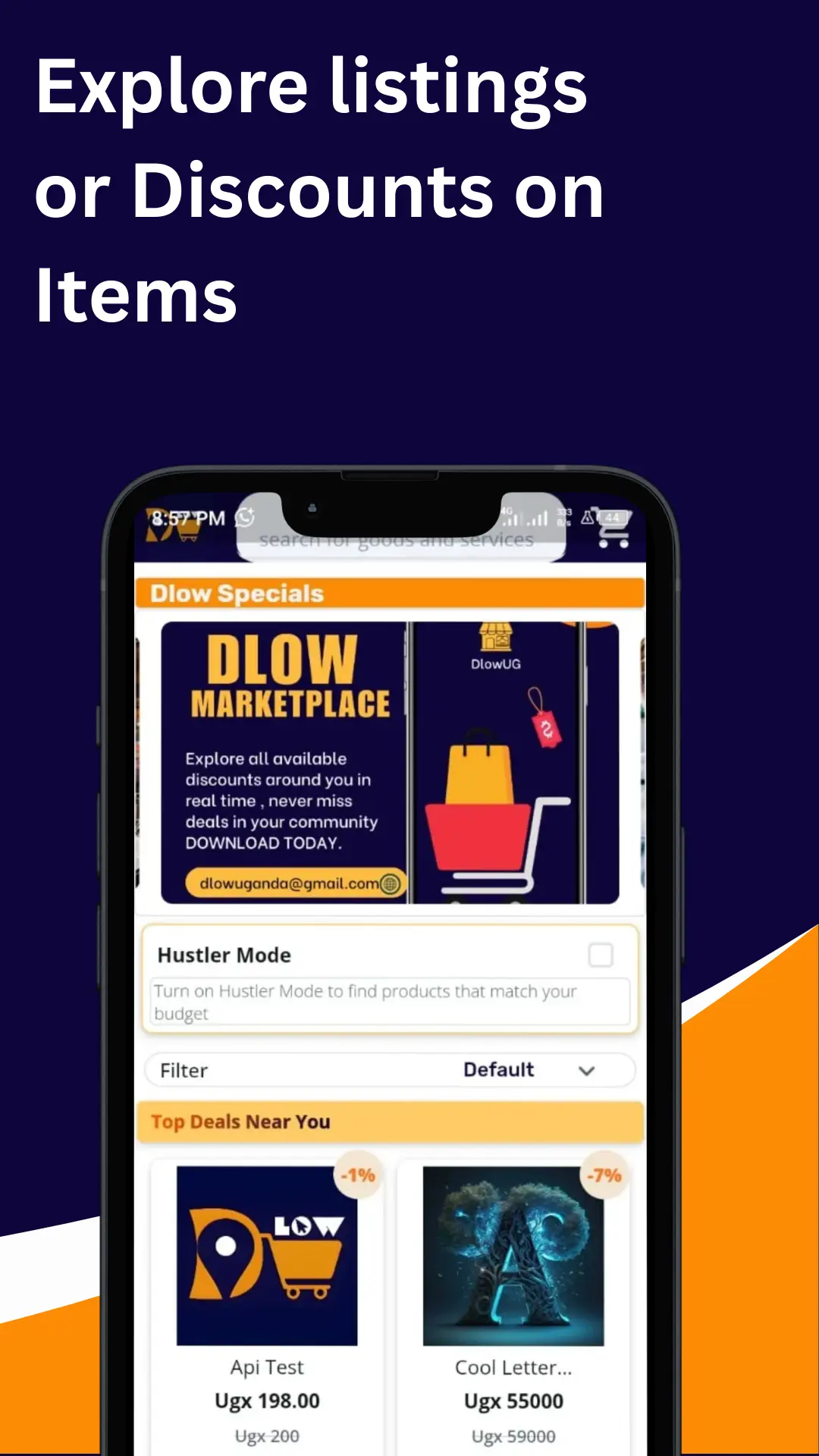 Explore listings and discounts